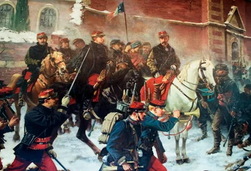 General Faidherbe at the Battle of Biefviller-lès-Bapaume, January 3, 1871